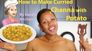 How to Make Guyanese Curried Channa with Potato [upl. by Vidda738]