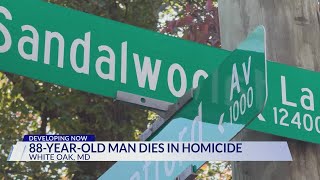 Montgomery County police investigating after 88yearold man found dead in White Oak [upl. by Aleyak]