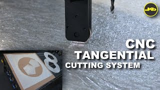 Cnc Tangential Cutting of Fiberglass Mat [upl. by Regdor]