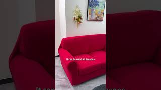 🔥Super soft fleece sofa coverieasygoing sofacover couchcover slipcover christmasdecor [upl. by Anselma]