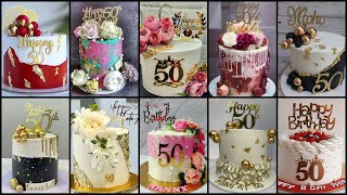 💝Fabulous 50th Birthday Cake Designs 2024Birthday Cake Design50th Birthday CakeCake Designcake [upl. by Yesiad]