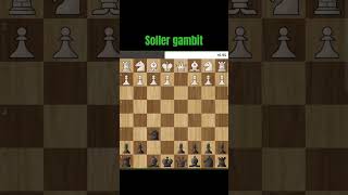 Soller Gambit checkmate chessgambit blunder chess chessviral [upl. by Nylcsoj]