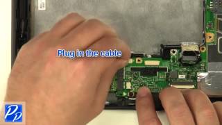 Dell Latitude ST Tablet CMOS Battery Replacement Video Tutorial Teardown [upl. by Hoag]