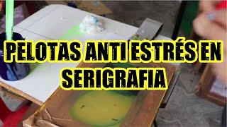 Pelotas anti estrés en serigrafia [upl. by Pokorny793]