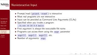 25  Basics  Noninteractive Input [upl. by Rodavlas]