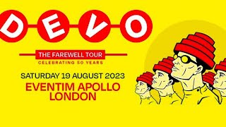 Devo  Live In London 19 August 2023 [upl. by Dorcus]