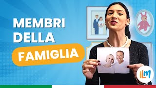 La mia famiglia  Impara lItalia Lezione 13 Livello A2  Lezioni di lingua italiana [upl. by Laurentium]