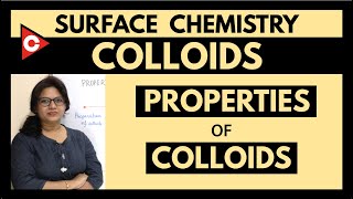 Properties of Colloids Detailed Surface Chemistry COLLOIDS [upl. by Rafaelle]