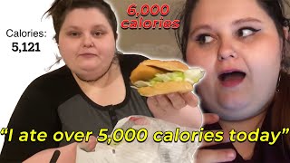 Amberlynn eating 5000 calories on an off day [upl. by Anuahsar]