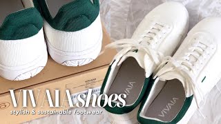 VIVAIA stylish amp ecofriendly shoes 👠  unboxing try on amp review 🤎 [upl. by Ecnal499]