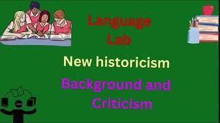 New historicism Definition Theory amp Criticism [upl. by Nathalie607]