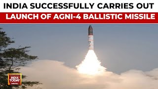 India Successfully Carries Out Launch of Agni4 Ballistic Missile  Breaking News [upl. by Esirec]