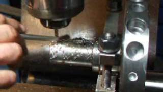 Cutting Chevy Crank Keyway for Blower Drive [upl. by Adnovahs]