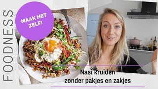 Nasi kruiden zonder pakjes en zakjes  Maak het zelf 1 [upl. by Llewen]