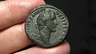 Antoninus Pius sestertius RIC 717 [upl. by Alletsirhc]