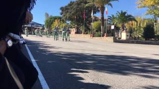 Sábado Legionario Jura de Bandera Civil IV Tercio Alejandro Farnesio Ronda Málaga 19112016 [upl. by Nnel]