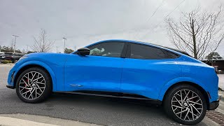 Ford MachE Mustang GT Grabber Blue Metallic 2023 [upl. by Odrarej]