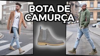 Dicas para usar BOTA DE CAMURÇA MASCULINA  moda masculina [upl. by Aicirtan750]