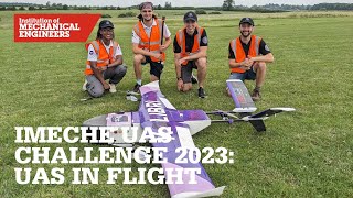 IMechE UAS Challenge 2023 UAS in Flight [upl. by Anahoj]