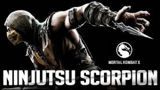 Mortal Kombat X SCORPION Combos  INFERNO Combo Tutorial [upl. by Allegna449]