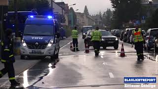 Neukirch Lausitz Regenmassen sorgen für Hochwasser [upl. by Lavicrep]