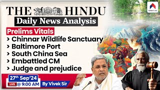 The Hindu Newspaper Analysis  UPSC Current Affairs Today  27th Sept 24  Nirnay IAS  Vivek Sir [upl. by Milli651]