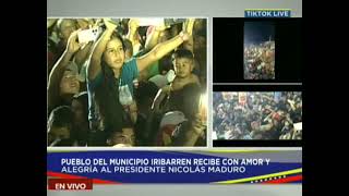 Pueblo de Iribarren se desborda de alegría y amor para recibir al Pdte Nicolás Maduro [upl. by Aryajay]