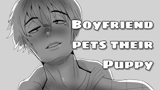 ASMR Boyfriend Pets their puppy to sleep M4F roleplay sleep aid [upl. by Wendi186]