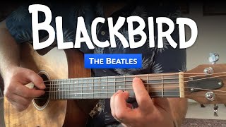 🎸 Blackbird • Guitar lesson w easy amp advanced tabs The Beatles [upl. by Corley697]