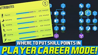 WHERE TO PUT SKILL POINTS IN FIFA 22 MY PLAYER CAREER MODE STRIKER [upl. by Adnesor46]