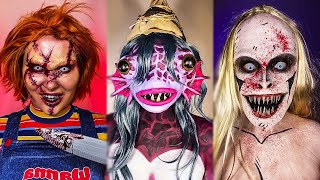 50 Most Scary TikTok Makeup Artists [upl. by Oppen948]