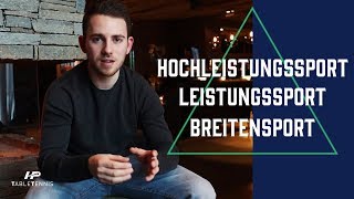 Breitensport Leistungssport amp Hochleistungssport [upl. by Britni]