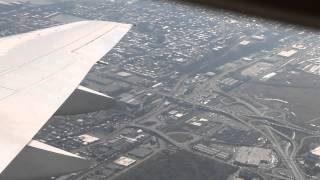 View of New Jersey and Manhattan shortly after takeoff from Newark Airport [upl. by Holcomb]