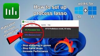 How to set up process lasso for increased system performance [upl. by Ahseele]