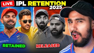 🔴KL Rahul to RCB🔥 Rohit RETAINED  IPL RETENTIONS Watchalong DeadmanSays [upl. by Lyndon]