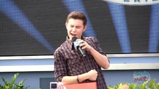 American Idol Scotty McCreery sings quotI Love You This Bigquot at Disney World [upl. by Duj]