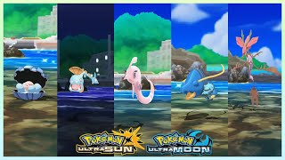 Pokemon UltraSun amp UltraMoon  ClamperlHuntailGorebyssClawitzer amp Dragalge Locations [upl. by Eenoj]