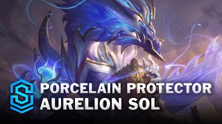 Porcelain Protector Aurelion Sol Skin Spotlight  League of Legends [upl. by Franky]