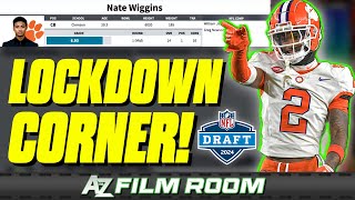 Ravens CB Nate Wiggins 2024 NFL Draft Scouting Report [upl. by Areit955]