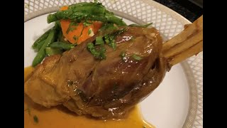 Recette Souris d agneaux confite aux légume sauté à l ail 👍👍 عرقوبملج خروف كونفيت مع الخضار الثوم [upl. by Netsrejk]