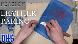 The Craft of HandParing Leather for Bookbinding by Jeff Peachey [upl. by Aciria855]