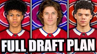 MONTREAL CANADIENS 2024 NHL DRAFT PLAN REVEALED… [upl. by Chimene392]