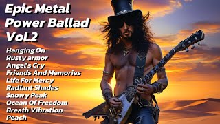 Epic Metal Power Ballad  Vol2  Instrumental Playlist studymusic backgroundmusic [upl. by Chevy]