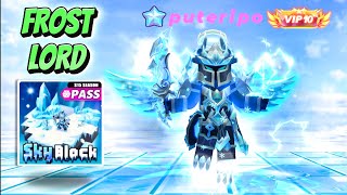 quotFROST LORDquot Buying The Last Season Pass in Skyblock  Blockman Go [upl. by Erdnoid534]