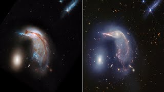 Arp 142  The Penguin amp The Egg  NASA Releases Most Detailed Images From Webb Telescope  4K [upl. by Suoivart158]