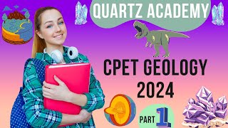 Geology Common PG Entrance Test CPET2024 Odisha  Part 1 [upl. by Keraj95]