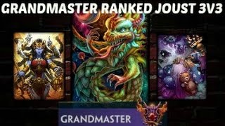 Smite Grandmaster Ranked Joust 3v3 Kukulkan Gameplay [upl. by Aerahs]