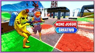 NUEVO BATALLA DE PINTURA FORTNITE MINIJUEGOS [upl. by Lainahtan434]