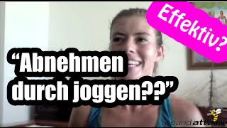 Abnehmen durch joggen  quotNICHT sehr EFFEKTIVquot  Die Wahrheit über den Mythos quotJoggen und abnehmenquot [upl. by Brookner600]