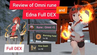 Review of Omni rune and Edna Full DEX  Epic Conquest 2 [upl. by Coleman]